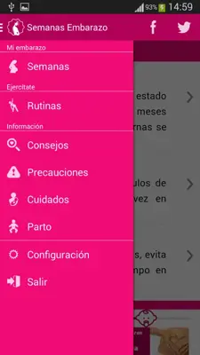 Semanas Embarazo android App screenshot 9