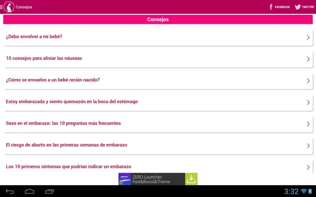 Semanas Embarazo android App screenshot 4