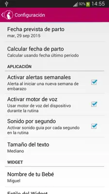 Semanas Embarazo android App screenshot 8